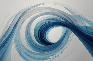Poster - Waves on the water surface. Natural background. Stock vector image.