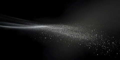 Wall Mural - Dark grainy gradient background transitioning from deep black to charcoal gray, with a subtle noise texture for an elegant header design