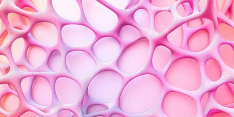 Poster - Abstract Colorful Background with Organic Shapes and Textures in Shades of Pink and Soft Pastels for Design Projects