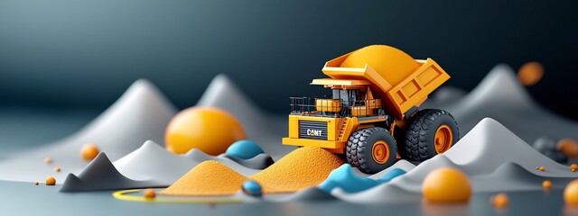 Poster - detailed infographic showcasing the frequency and types of accidents commonly encountered in mining 