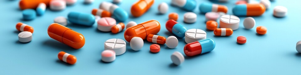 Poster - a 3d rendered infographic comparing the frequencies of different types of accidents in a pharmaceuti