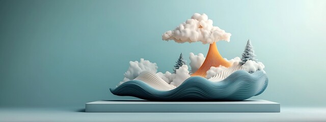Poster - Simulated Animation of a Wave Packet Interacting with Boundaries and Producing Standing Waves at Certain Frequencies