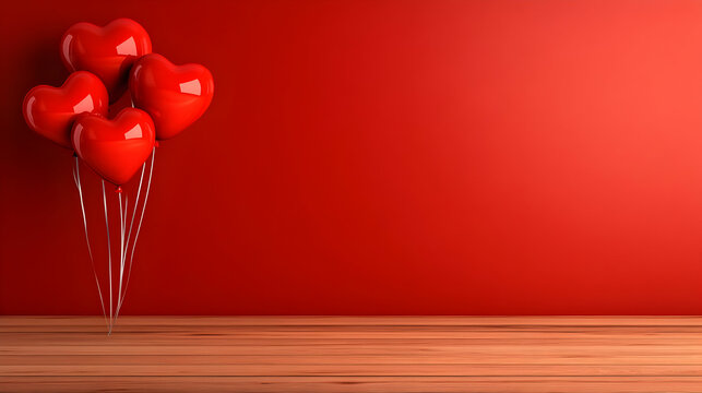 Valentine's Day background featuring a heart pattern and the words 
