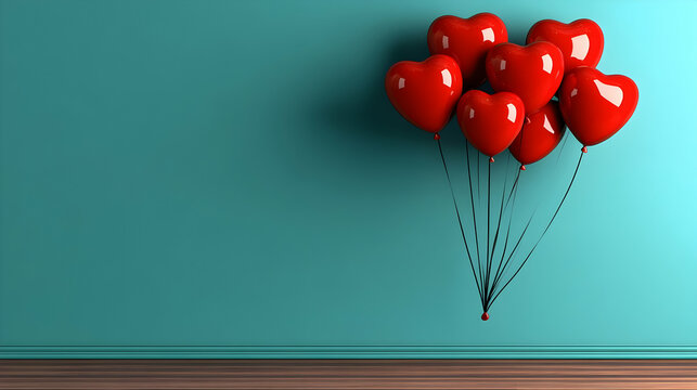 Valentine's Day background featuring a heart pattern and the words 
