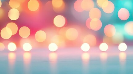 Poster - Blurred abstract background concept. A beautiful blur of colorful lights creating a vibrant bokeh effect.