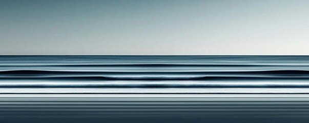 Wall Mural - Blurred abstract background concept. Serene abstract ocean view with calming waves and subtle colors for relaxation.