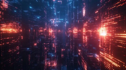 Poster - Abstract Representation of Data Connections in Digital Space