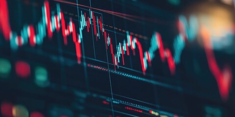 Aufkleber - Business finance technology in 2025, focusing on stock market investments, digital assets, and forex trading data analysis for business growth and success.