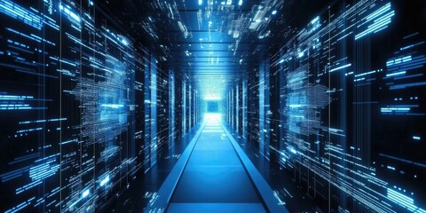 Aufkleber - Digital transformation and automation strategy. Optimizing business processes through cloud computing, customer service improvements, and data-driven decision-making.