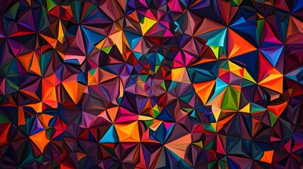 Poster - Vibrant abstract art design digital creation colorful patterns modern aesthetic high-resolution viewpoint artistic expression