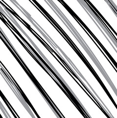 Sticker - Diagonal texture with black and grey stripes.