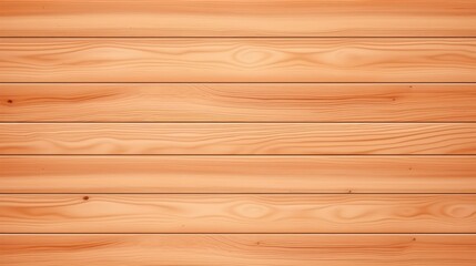 Poster - Smooth, Natural Brown Wooden Wall Texture with Warm Tones Perfect for Background or Interior Design Projects