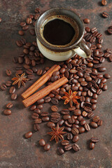 Wall Mural - Coffee and spices