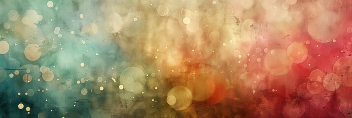 Poster - A grunge background with soft, pastel colors and a textured appearance