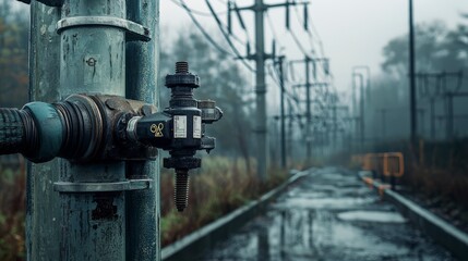Poster - Power distribution infrastructure urban area industry insight contaminated environment ground level energy demand management
