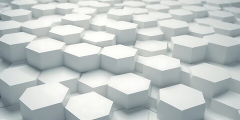 Poster - 3D render, white background, polygon mesh grid with dots and lines.backgrounds, concepts, creativity, futuristic, horizontal, no people, color image, three dimensional, abstract, art, 34