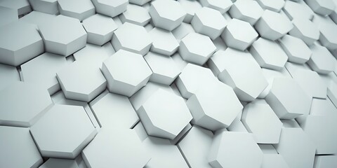 Poster - 3D render, white background, polygon mesh grid with dots and lines.backgrounds, concepts, creativity, futuristic, horizontal, no people, color image, three dimensional, abstract, art, 735