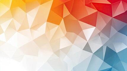 Poster - Triangle abstract background concept. A vibrant abstract geometric pattern with sharp angles and colorful gradients.