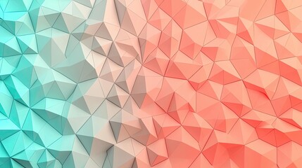 Poster - Triangle abstract background concept. Dynamic abstract background with geometric shapes in soft colors for modern designs.