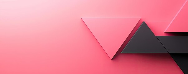 Poster - Triangle abstract background concept. Abstract geometric design with vibrant colors and sharp angles for creative projects.