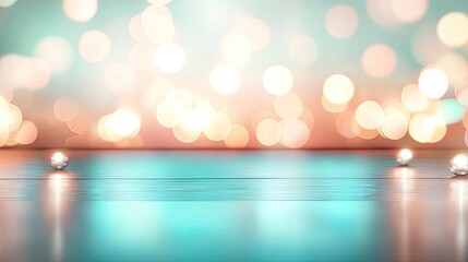 Poster - Blurred abstract background idea. A vibrant, blurred background with colorful bokeh lights for creative projects.