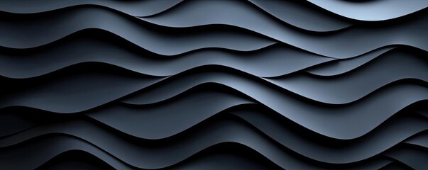 Poster - Cloudy abstract background concept. Abstract wave pattern in dark tones with depth and texture for modern designs.