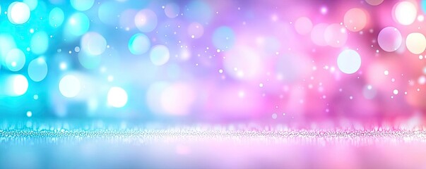 Poster - Blurred abstract background idea. A vibrant abstract background with colorful bokeh lights and soft gradients.