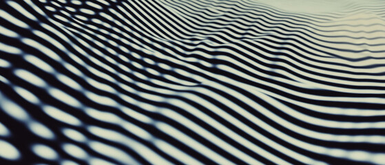 Aufkleber - Dynamic geometric grids create an engaging abstract pattern for modern design