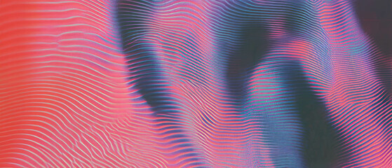 Aufkleber - Engaging abstract pattern with intriguing visual textures and vibrant color contrasts