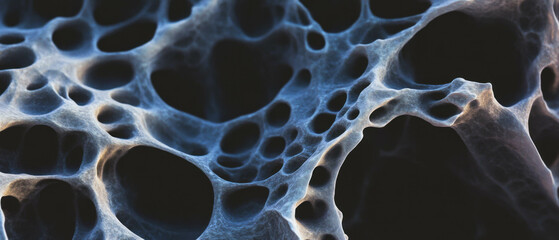 Poster - Explore intricate microscopic textures and patterns in abstract design
