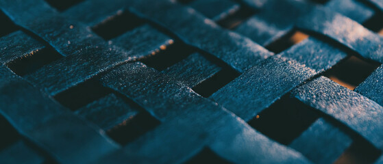 Poster - Intricate woven textures creating a captivating abstract pattern background