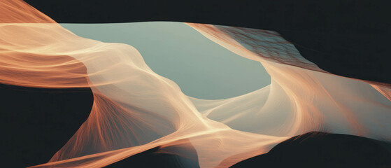 Aufkleber - Visually striking abstract interpretations of natural phenomena in fluid forms