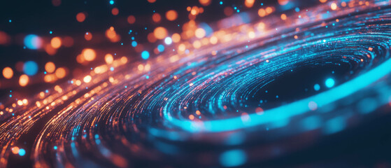 Poster - Creating dynamic abstract representations of space and time through technological concepts