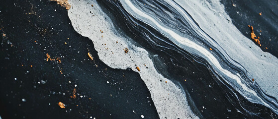 Aufkleber - Exploring the beauty of abstract textures in mixed media art