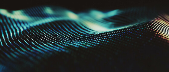 Aufkleber - Abstract textures creating rhythmic pulsations and vibrations in a mesmerizing display