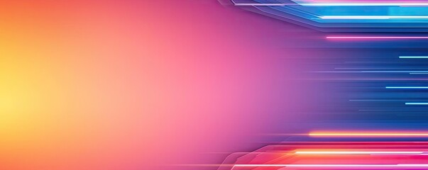 Poster - Blurred abstract background idea. Vibrant abstract background with dynamic light streaks in vivid colors.