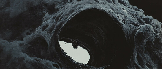 Poster - Captivating textures evoke intrigue and draw attention in detailed abstract patterns
