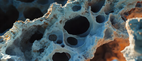 Poster - Stunning textures and intriguing details found in natural rock formations