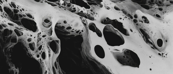 Aufkleber - Patterns collide and interact in a dynamic display of visual chaos, featuring abstract forms