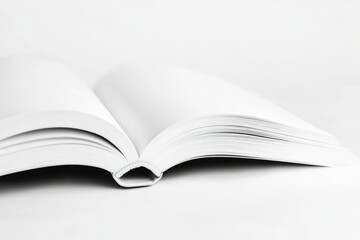 Poster - A book sitting on a table with its pages open