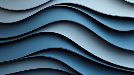 Poster - Cloudy abstract background concept. Abstract wave pattern in shades of blue, ideal for backgrounds or design projects.