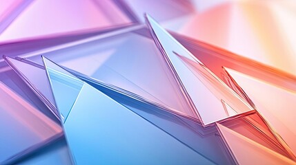 Poster - Triangle abstract background concept. Abstract geometric shapes with vibrant colors creating a modern aesthetic.