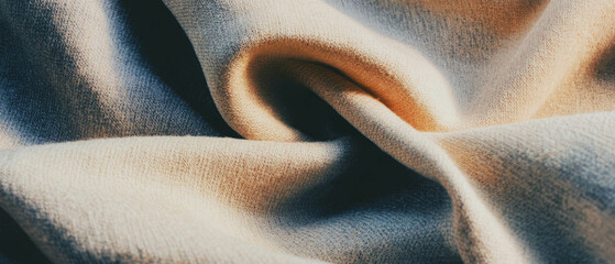 Aufkleber - Soft woven fabric with a matte texture creating a cozy tactile experience