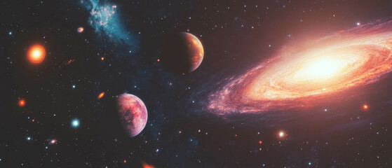 Poster - Exploring the mysteries of interstellar travel through wormholes and cosmic phenomena
