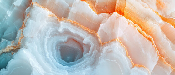Poster - Natural marble and wood textures with organic variations in soft colors and patterns