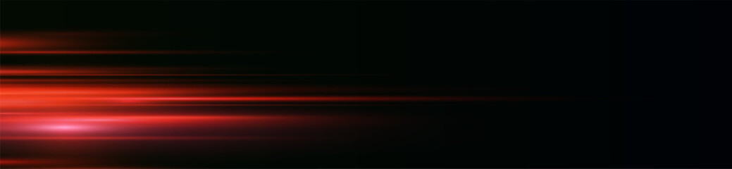 Wall Mural - speed ​​vector illustration, road. red laser beams isolated on black background. abstract light effe