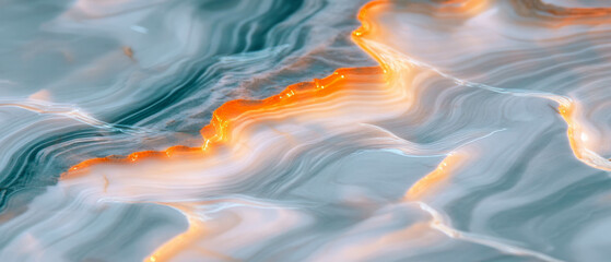 Aufkleber - Polished ceramic textures showcase smooth, glossy finish with reflective light patterns