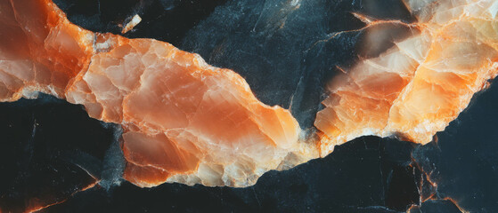 Poster - Polished gemstone textures showcase luxurious reflections and vibrant colors in stunning detail