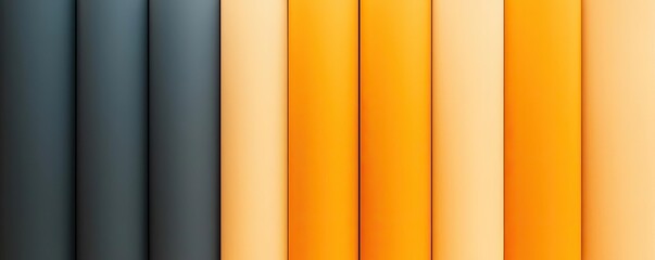 Poster - Studio absorber concept. Abstract vertical lines in shades of orange and black, perfect for modern designs.