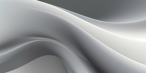 Poster - gray wavy abstract texture